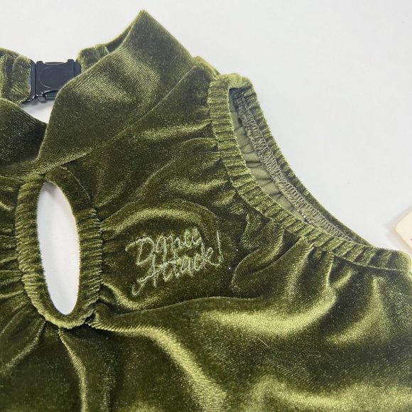 NWT Lucky S Velour Logo Keyhole Top - Picture 3 of 8